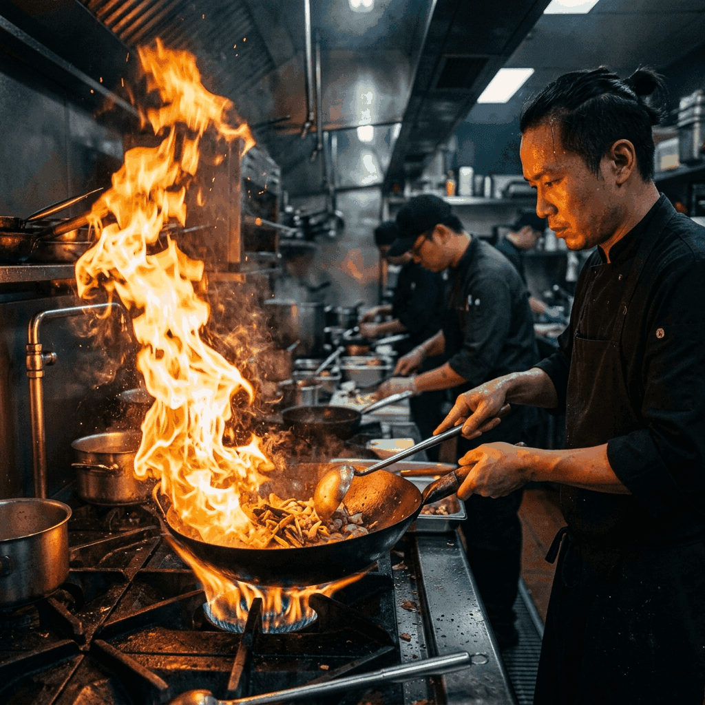 Wok Flames
